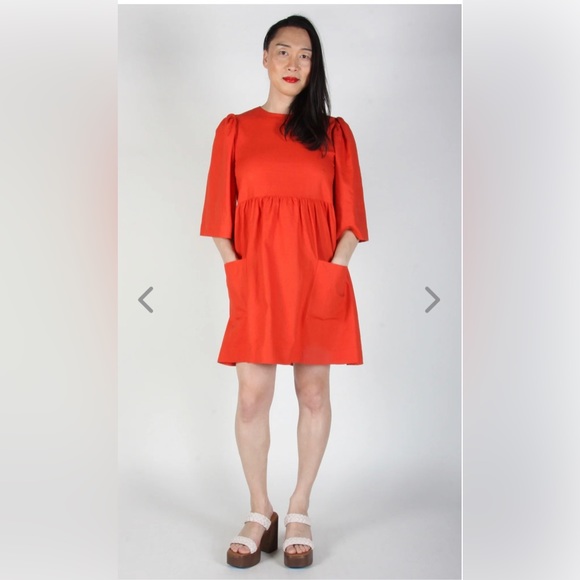 Chimney Swift Dress in Poppy - Picture 2 of 10